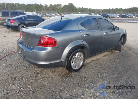 2013 Dodge Avenger Se from USA, damaged, VIN 1C3CDZAB9DN544497